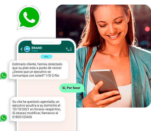 Servicio de mensajería WhatsApp